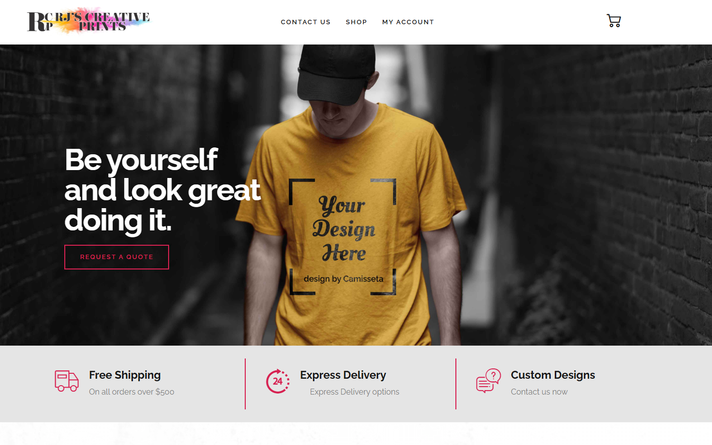 RJS Creative Prints website screenshot